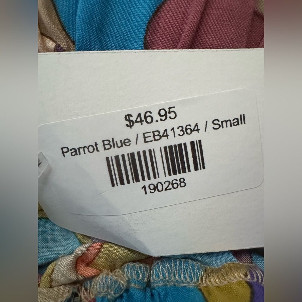 NWT Easel Parrot Blue Shorts - Picture 5 of 7